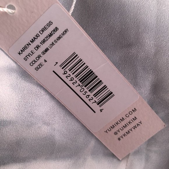 Yumi Kim Karen Maxi Dress Love Is King Ivory Blue Floral - Picture 5 of 6